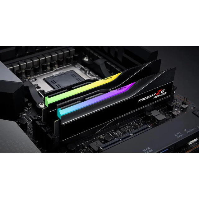 Оперативна пам'ять G.Skill Trident Neo AMD RGB DDR5 4x64 ГБ 6000 МГц CL32 Black (4711549510665)
