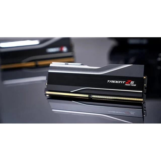 Оперативна пам'ять G.Skill Trident Neo AMD RGB DDR5 4x64 ГБ 6000 МГц CL32 Black (4711549510665)