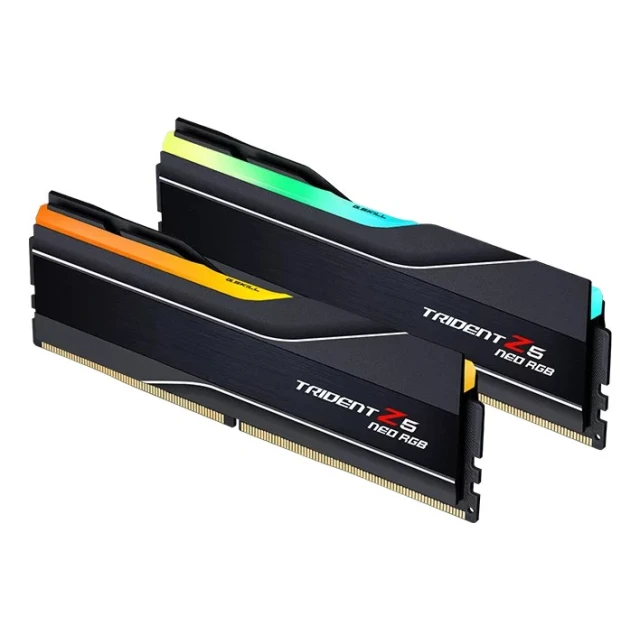 Оперативна пам'ять G.Skill Trident Neo AMD RGB DDR5 2x64 ГБ 6000 МГц CL32 Black (4711549510689)