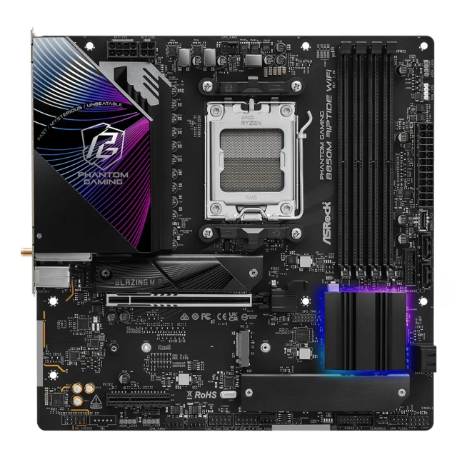 Материнська плата Asrock B850M Riptide WiFi (4711581490482)