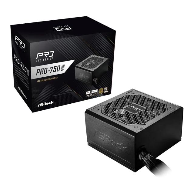 Блок живлення Asrock PRO-750G 750W 80 Plus Gold (4711581491366)