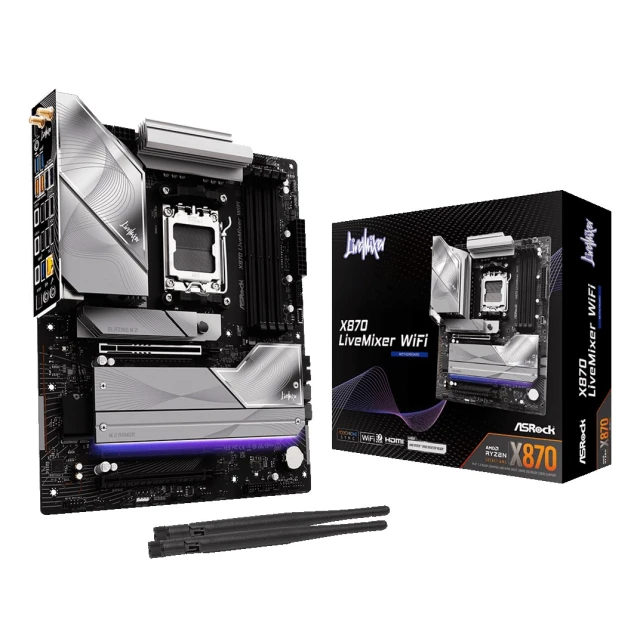 Материнская плата Asrock X870 LIVEMIXER WIFI (4711581491823)