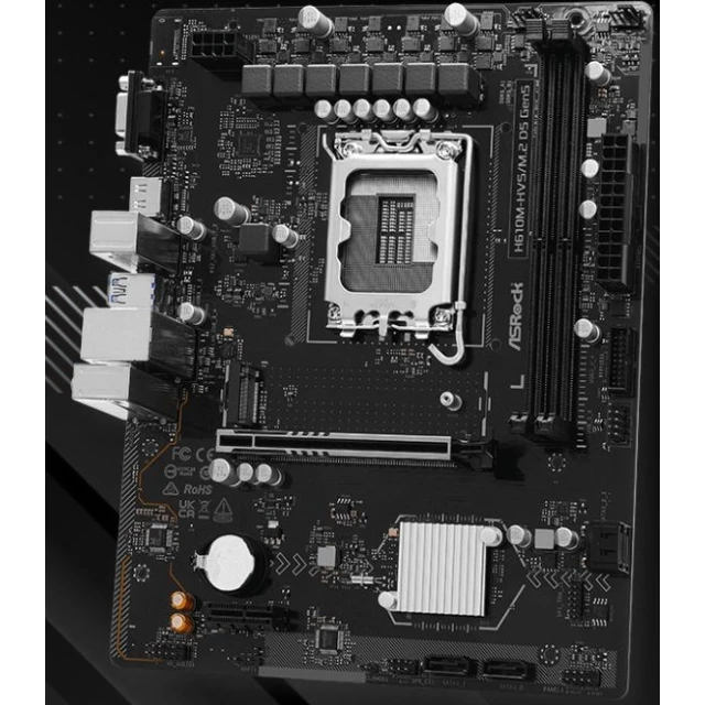 Материнська плата Asrock H610M-HVS/M.2 D5 GEN5 (4711581492448)