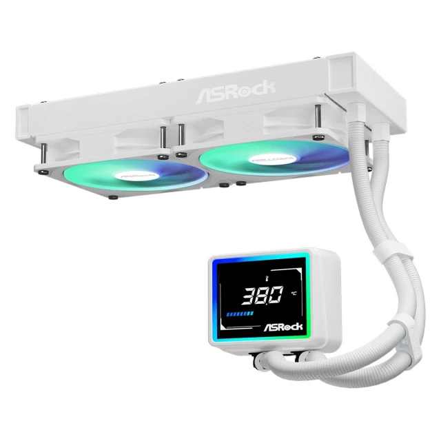 Рідинне охолодження Asrock Challenger 240 Digital White (4711581493476)