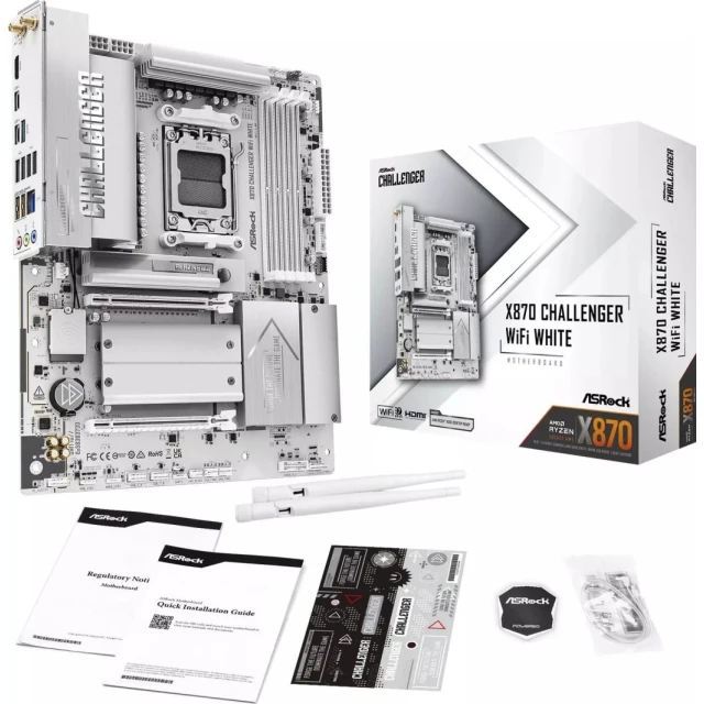 Материнська плата Asrock X870 CHALLENGER WIFI White (4711581493865)