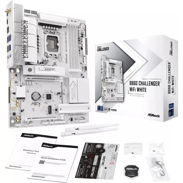 Материнская плата Asrock B860 CHALLENGER WIFI White (4711581494183)