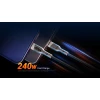 Кабель магнітний Aten 2L-3101P240M USB-C на USB-C 240 Вт 1 м (4711581522596)