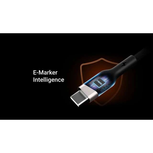 Кабель магнітний Aten 2L-3101P240M USB-C на USB-C 240 Вт 1 м (4711581522596)