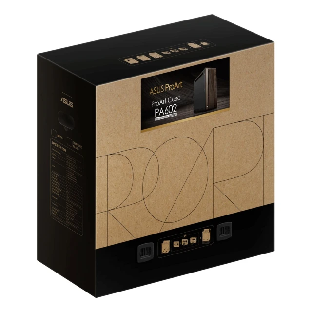 Корпус Asus PROART PA602 WALNUT WOOD METAL PWM Modern (4711636014281)