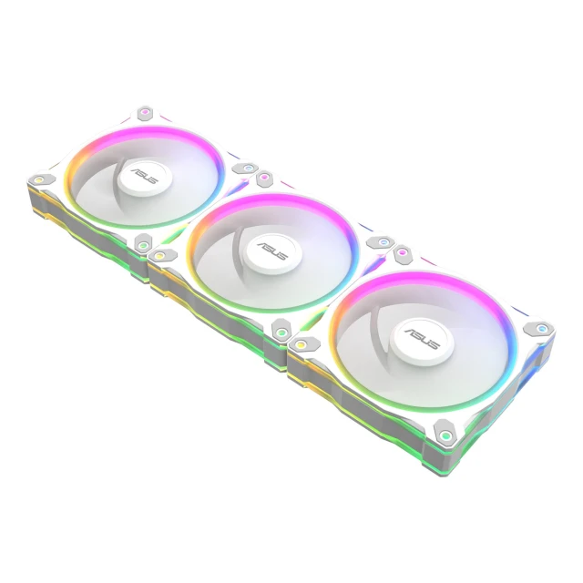 Вентилятор для радіатора Asus PRIME MR120 FAN ARGB REVERSE 3 шт White (4711636046138)