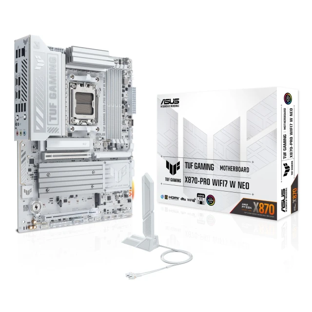 Материнська плата Asus TUF GAMING X870-PRO WIFI7 W NEO White (4711636425247)