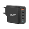 Мережевий зарядний пристрій Acer 100 Вт PD GaN 3x USB-C 1x USB-A Black (4711721041444)