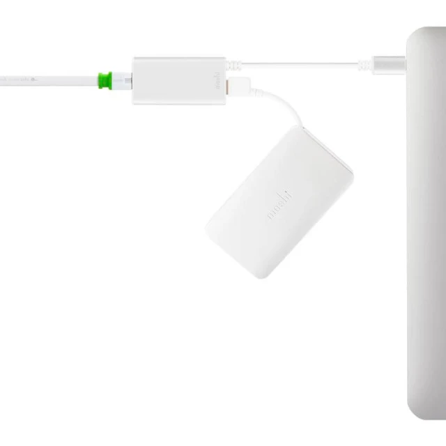 Адаптер Moshi USB-C to Gigabit Ethernet Silver (99MO084203)