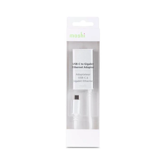 Адаптер Moshi USB-C to Gigabit Ethernet Silver (99MO084203)