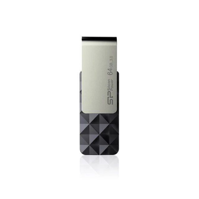 USB-флешка Silicon Power Blaze B30 64 ГБ USB 3.0 Black (4712702632200)