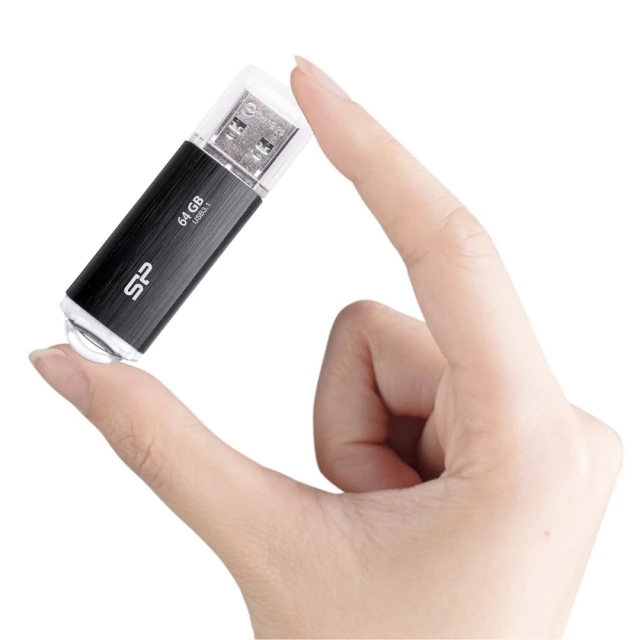 USB-флеш-накопичувач Silicon Power Blaze B02 64 ГБ USB 3.0 Black (4712702646474)
