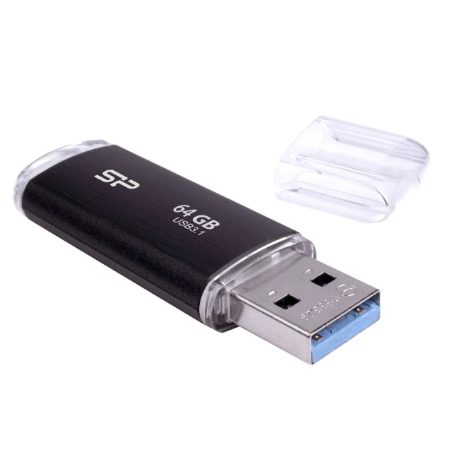 USB-флеш-накопичувач Silicon Power Blaze B02 64 ГБ USB 3.0 Black (4712702646474)