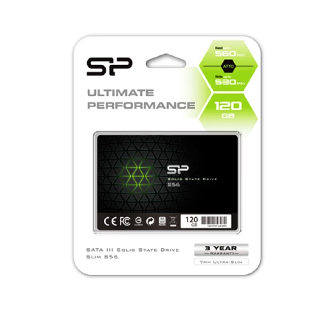 SSD Silicon Power S56 120 ГБ 2.5