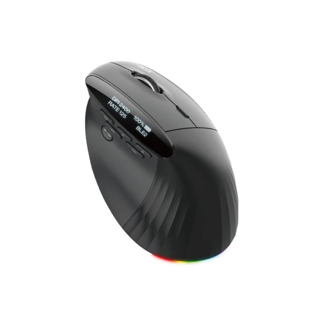 Миша Acer Smart Fit вертикальна бездротова Bluetooth Black (4712842946755)