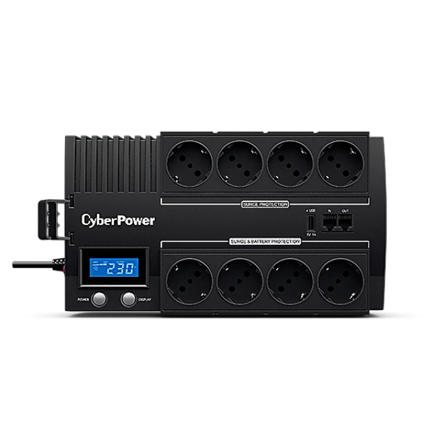 Джерело безперебійного живлення CyberPower BR1000ELCD 1000 ВА 600 Вт (4712856271157)