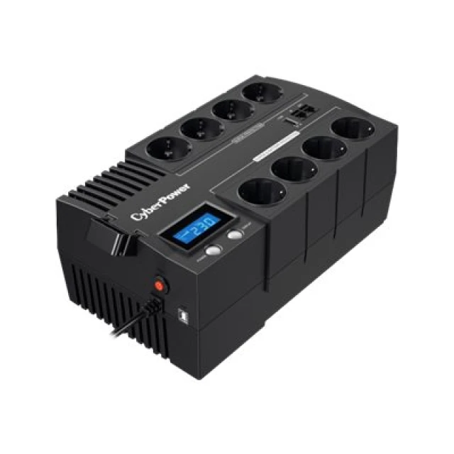 Джерело безперебійного живлення CyberPower BR1000ELCD 1000 ВА 600 Вт (4712856271157)