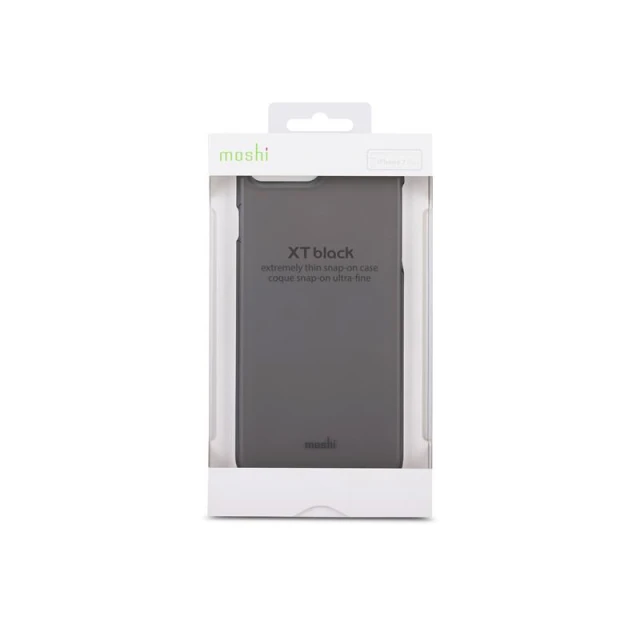 Чохол Moshi XT Slim Clear Case для iPhone 8 Plus | 7 Plus Stealth Black (99MO090061)