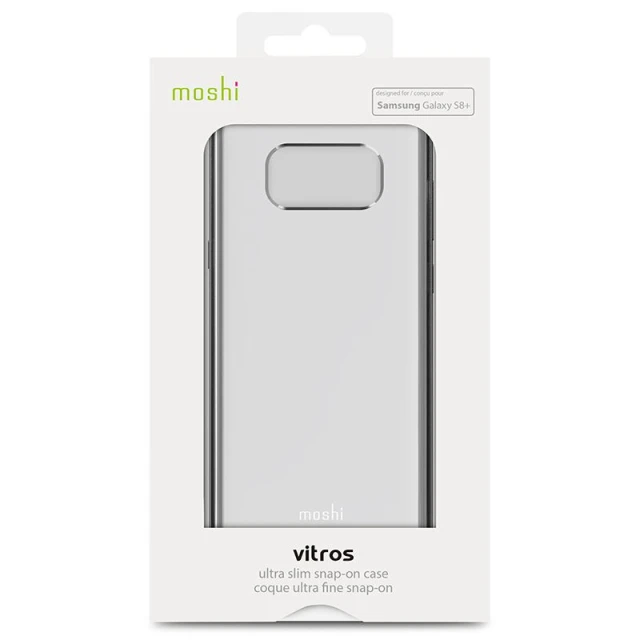 Чехол Moshi Vitros Clear Case для Samsung Galaxy S8 Plus Titanium Gray (99MO058045)