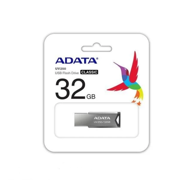 USB-флешка Adata UV250 32 ГБ USB 2.0 Silver (4713218468802)