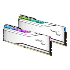 Модуль памяти G.Skill Trident Z5 Royal RGB DDR5 2x16 ГБ 6000 МГц CL28 Silver (4713294238375)
