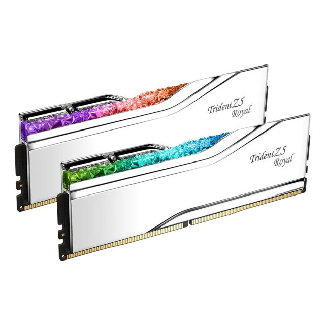 Модуль пам'яті G.Skill Trident Z5 Royal RGB DDR5 2x16 ГБ 6000 МГц CL28 Silver (4713294238375)