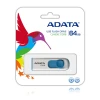 USB-флешка Adata C008 64 ГБ USB 2.0 White/Blue (4713435791462)