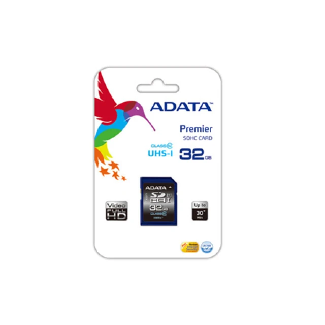 Карта памяти Adata Premier SDHC 32 ГБ Class 10 (4713435796702)