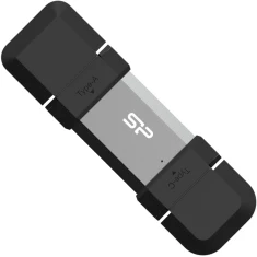 USB-флеш-накопичувач Silicon Power Mobile C51 128 ГБ USB Type-A і USB Type-C Silver (4713436155577)