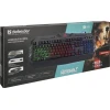 Клавіатура Defender Werewolf GK-120DL ігрова мембранна з підсвічуванням RGB (4714033451246)