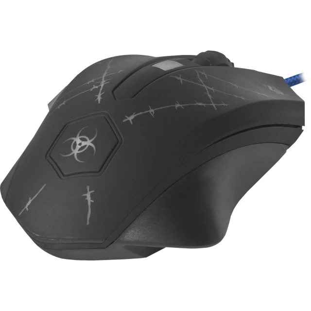 Миша Defender Forced GM-020L ігрова 3200 DPI з килимком (4714033520201)