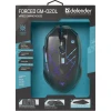Миша Defender Forced GM-020L ігрова 3200 DPI з килимком (4714033520201)
