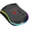 Миша Defender GM-709L Warlock бездротова ігрова RGB 2400 DPI перфорована (4714033527095)