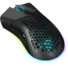 Миша Defender GM-709L Warlock бездротова ігрова RGB 2400 DPI перфорована (4714033527095)