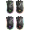 Миша Defender GM-709L Warlock бездротова ігрова RGB 2400 DPI перфорована (4714033527095)