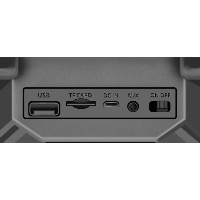 Портативна колонка Defender G98 Bluetooth 5 Вт FM LED (4714033650984)