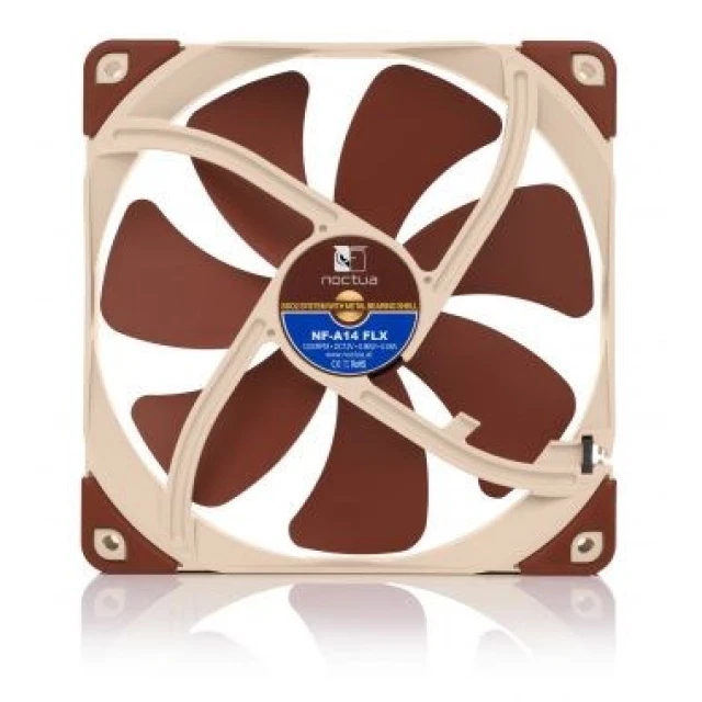 Вентилятор Noctua NF-A14 FLX 140 мм SSO2 AAO Frame (4716123314813)