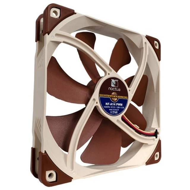 Вентилятор Noctua NF-A14 PWM 140 мм SSO2 AAO Frame (4716123314981)