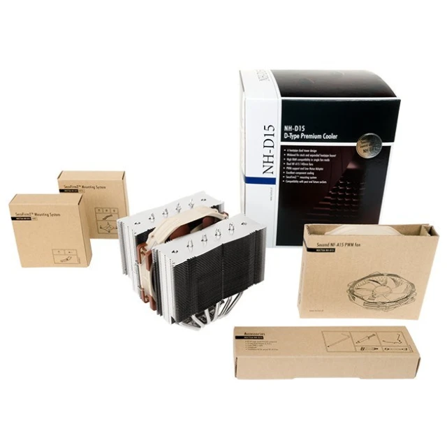 Процесорний кулер Noctua NH-D15 2x140 мм AMD Intel (4716123315360)