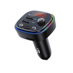 FM-трансмітер Vakoss TC-B439 RGB з Bluetooth USB 3.1A (4718308125641)