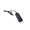 USB-хаб Vakoss TC-234UX USB 2.0 4 порти (4718308531718)