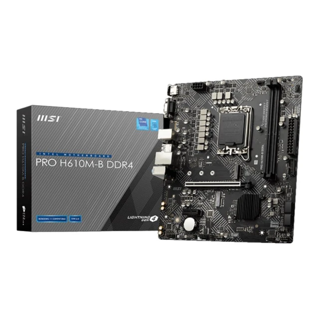 Материнська плата MSI PRO H610M-G (4719072942663)