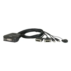KVM-перемикач Aten 2-портовий USB DVI з дистанційним вибором портів (4719264640315)