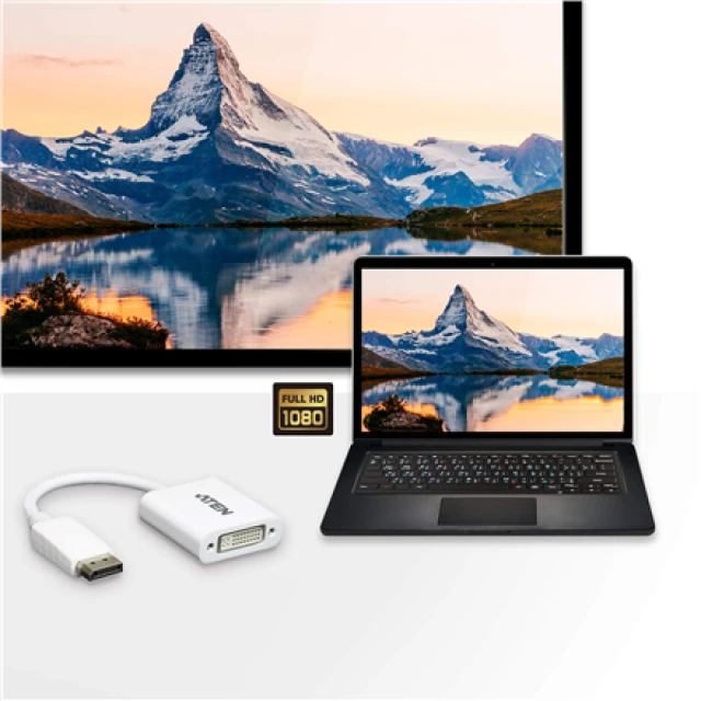 Перехідник Aten VC965 DisplayPort — DVI (4719264643705)