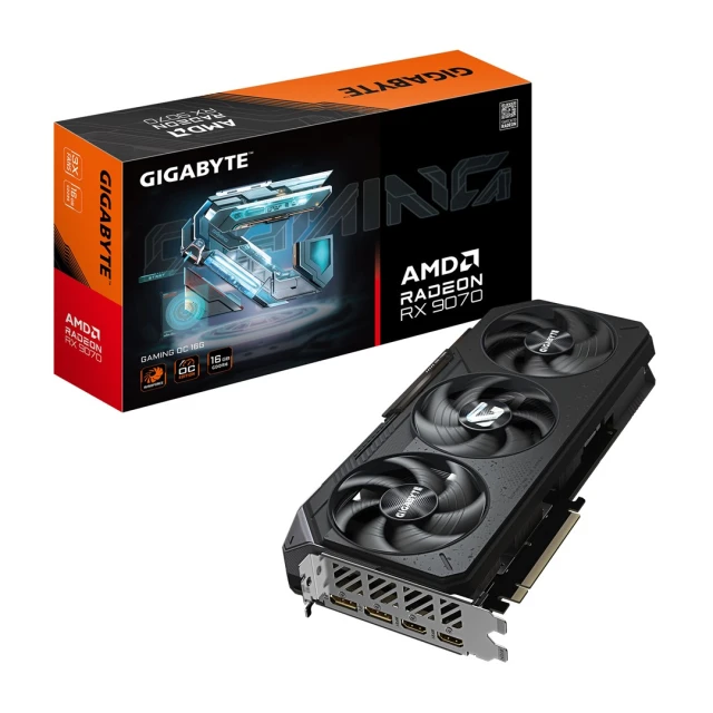 Відеокарта Gigabyte Radeon RX 9070 GAMING OC 16GB (4719331355531)