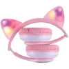 Навушники бездротові Defender Freemotion B585 Led Pink Bluetooth (63585)